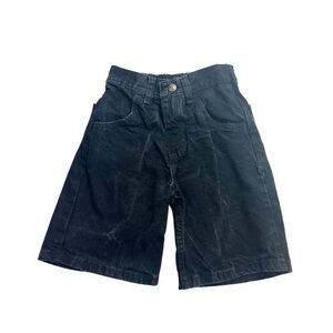 Vintage Rustler black denim shorts